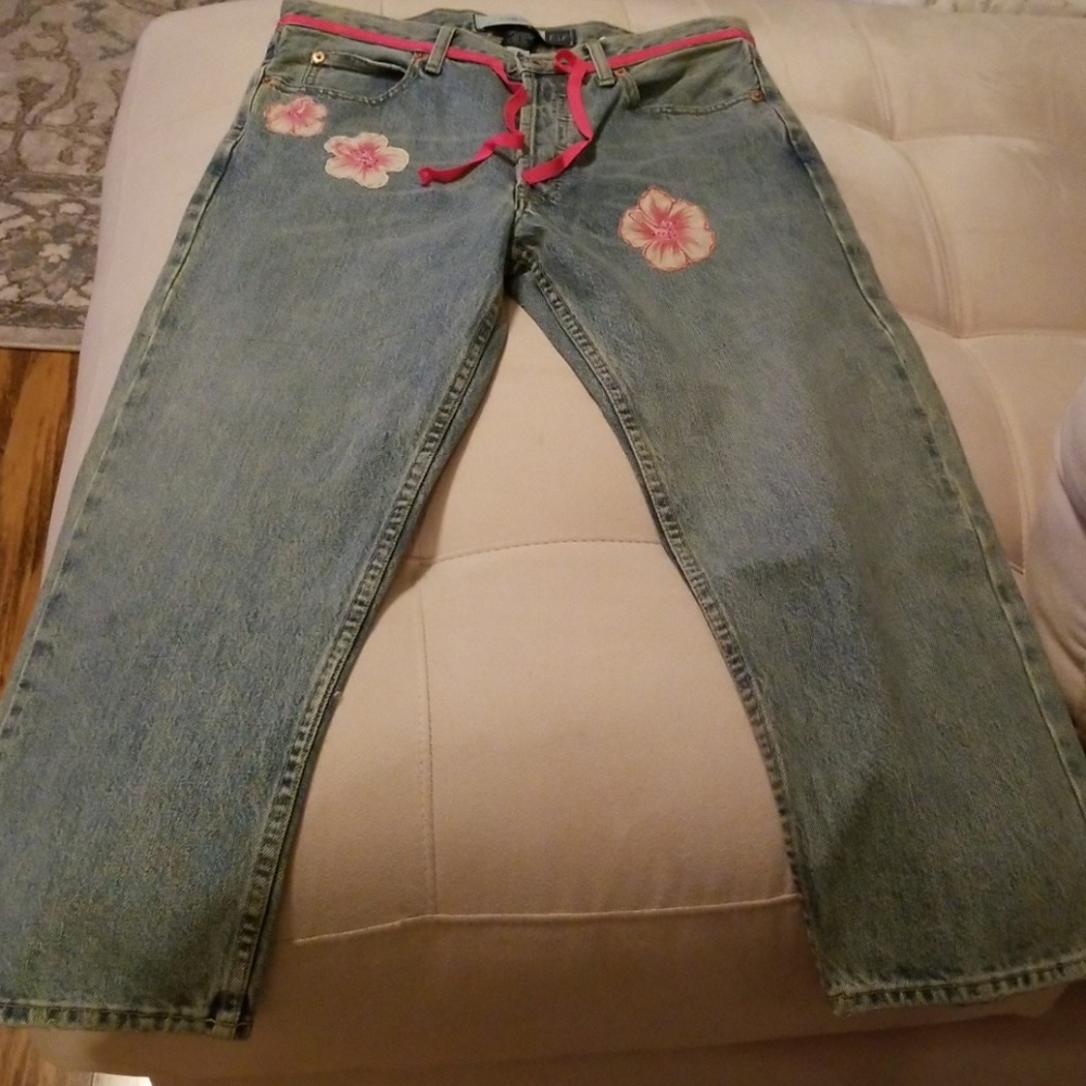 Gap capri denim jeans